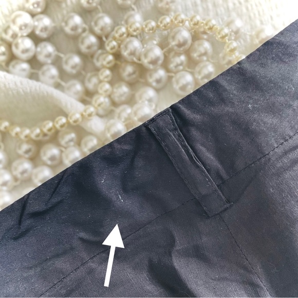 THEORY | 8 | Ruby Black Linen Viscose Lightweight Dress Short Button Cuff Detail - Picture 12 of 15